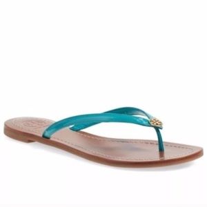 Tory Burch Terra Sandal (Blue) 8.5
